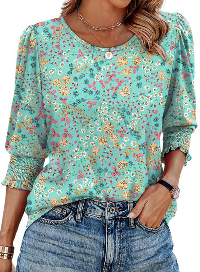 Elysea™ Kaela - Printed Charm Top