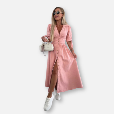 Elysea™ | Radiant Denim Dress