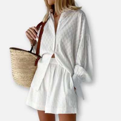 Elysea™ Liz | Airy shirt and shorts set