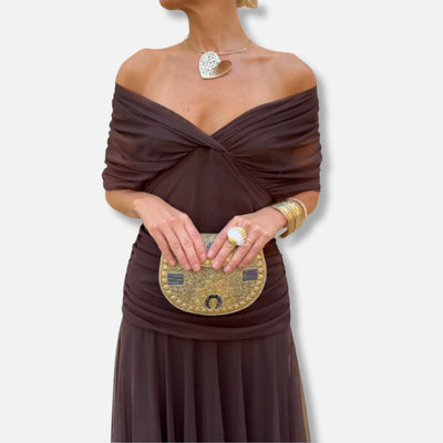 Elysea™ Luna - Elegant Dress With V-Neckline