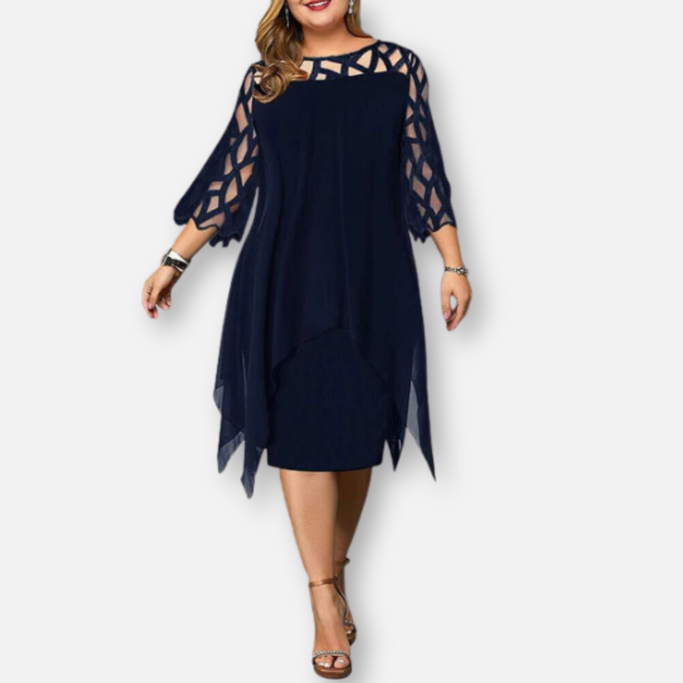 Elysea™ | Elegant Oversize Midi Dress