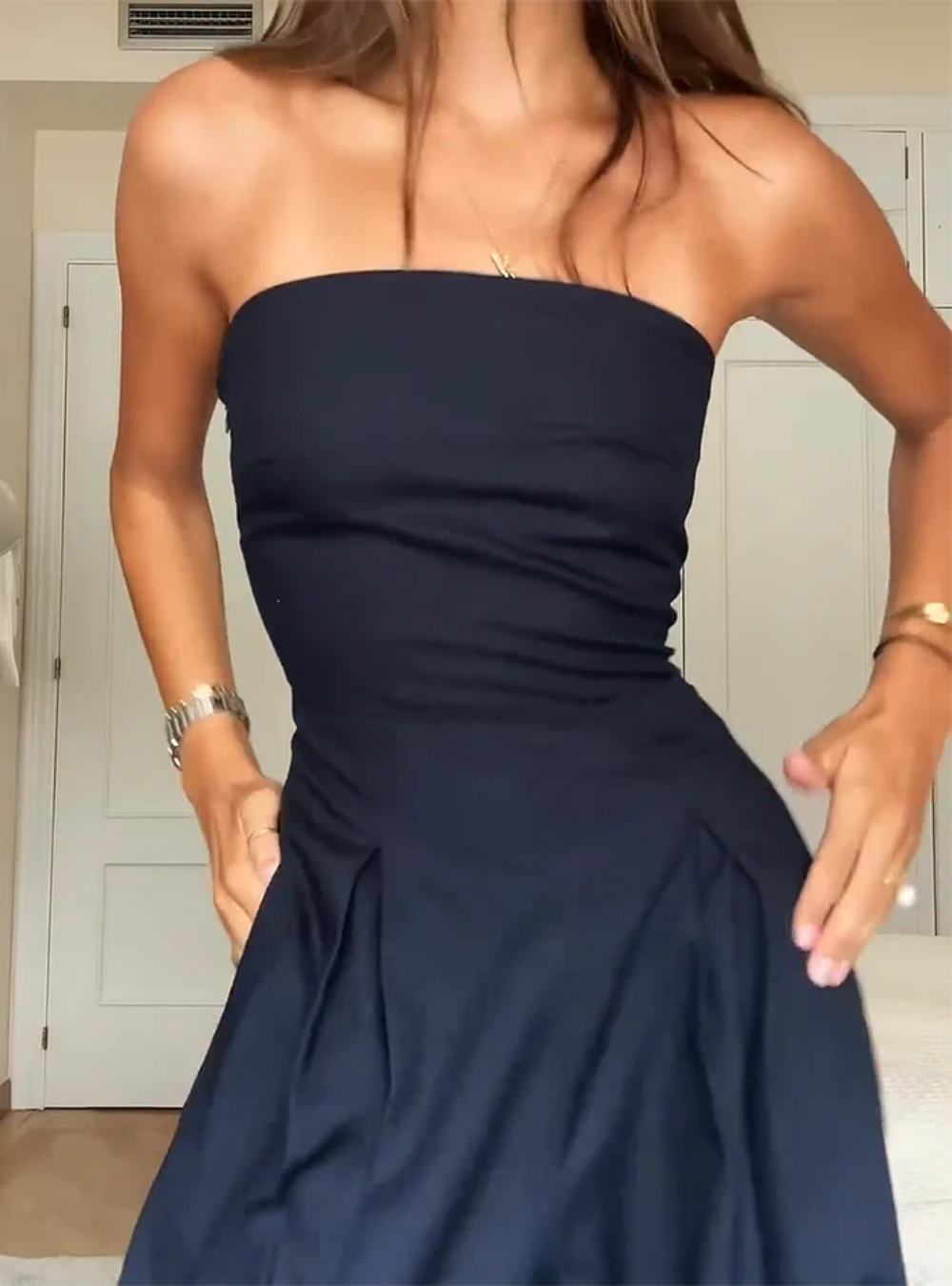 Elysea™ Sofia | Classic High-Waisted Sleeveless Romper