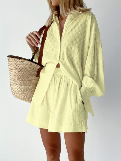 Elysea™ Liz | Airy shirt and shorts set