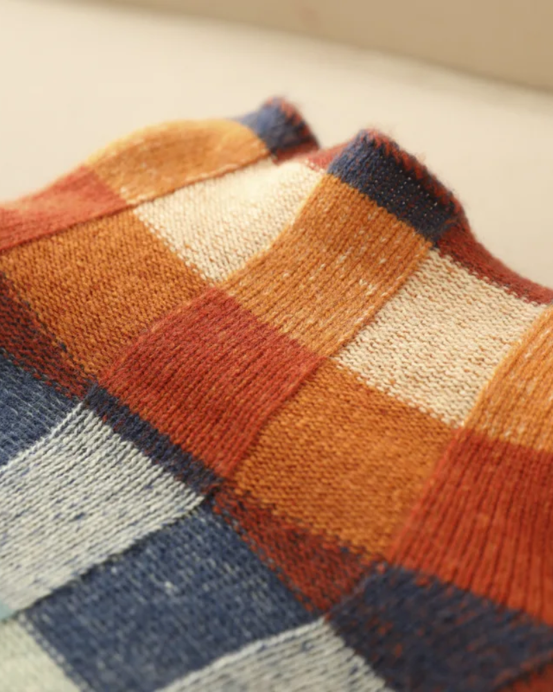 Elysea™ Madi | Luxury Patchwork Turtleneck