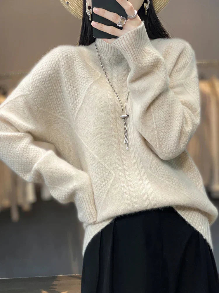 Elysea™ Ellie | Luxurious Sweater with High Collar