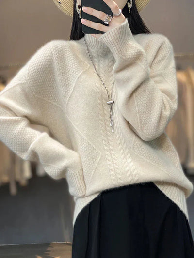 Elysea™ Ellie | Luxurious Sweater with High Collar