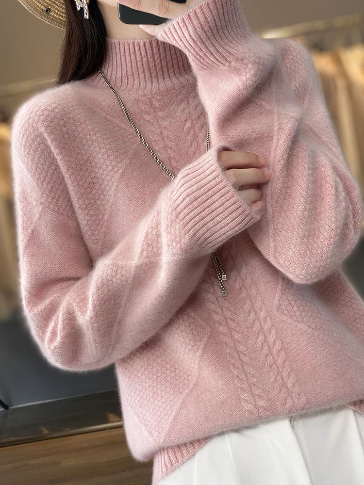 Elysea™ Ellie | Luxurious Sweater with High Collar