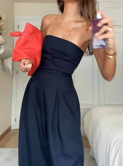 Elysea™ Sofia | Classic High-Waisted Sleeveless Romper