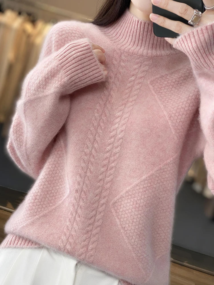 Elysea™ Ellie | Luxurious Sweater with High Collar