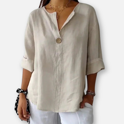Elysea™ Clair | Relaxed V-Neck Top