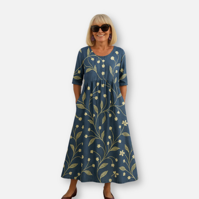 Elysea™ Noosa | Everyday Comfort Midi Dress - Effortless Elegance, Everyday Comfort