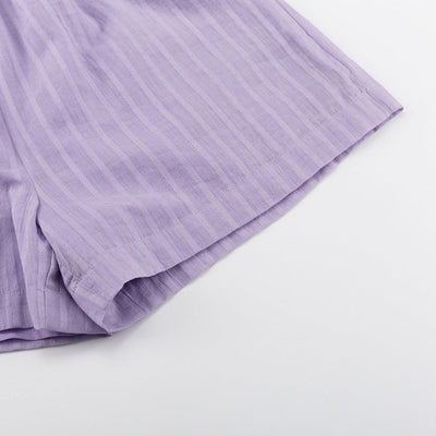 Elysea™ Viola | Breezy button-up and shorts set