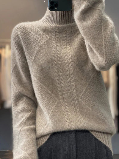 Elysea™ Ellie | Luxurious Sweater with High Collar