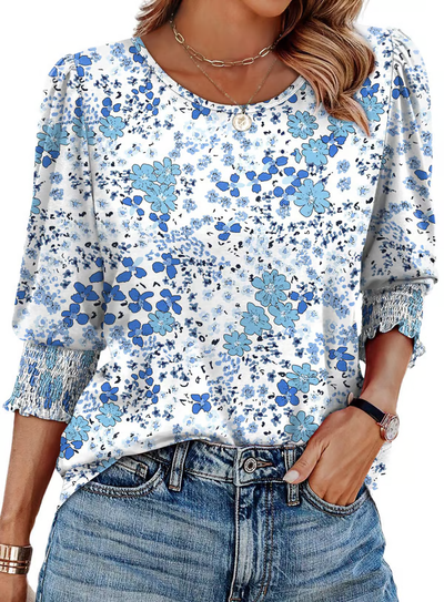 Elysea™ Kaela - Printed Charm Top