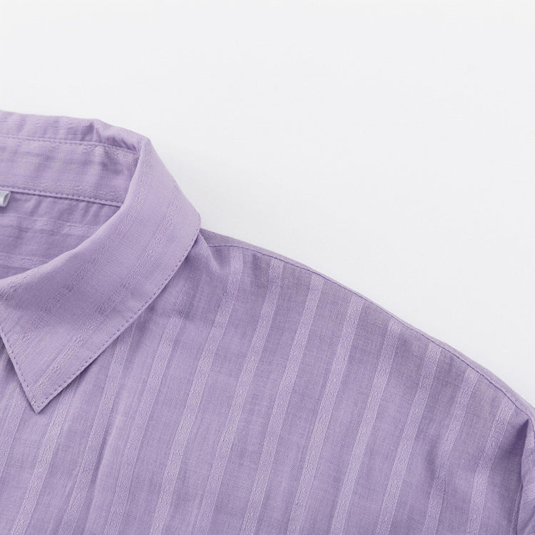 Elysea™ Viola | Breezy button-up and shorts set