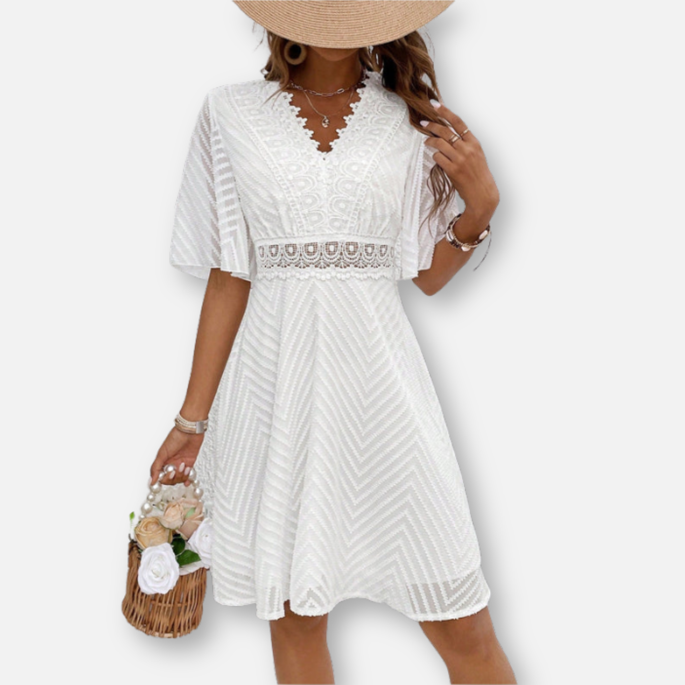 Elysea™ | Lace A-Line Dress