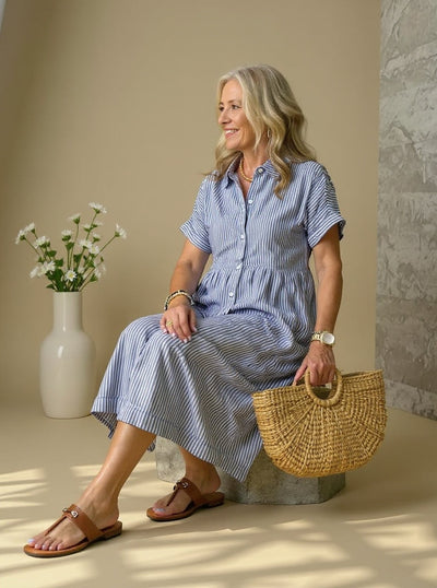 Elysea™ Susan | Fashionable Striped Dress