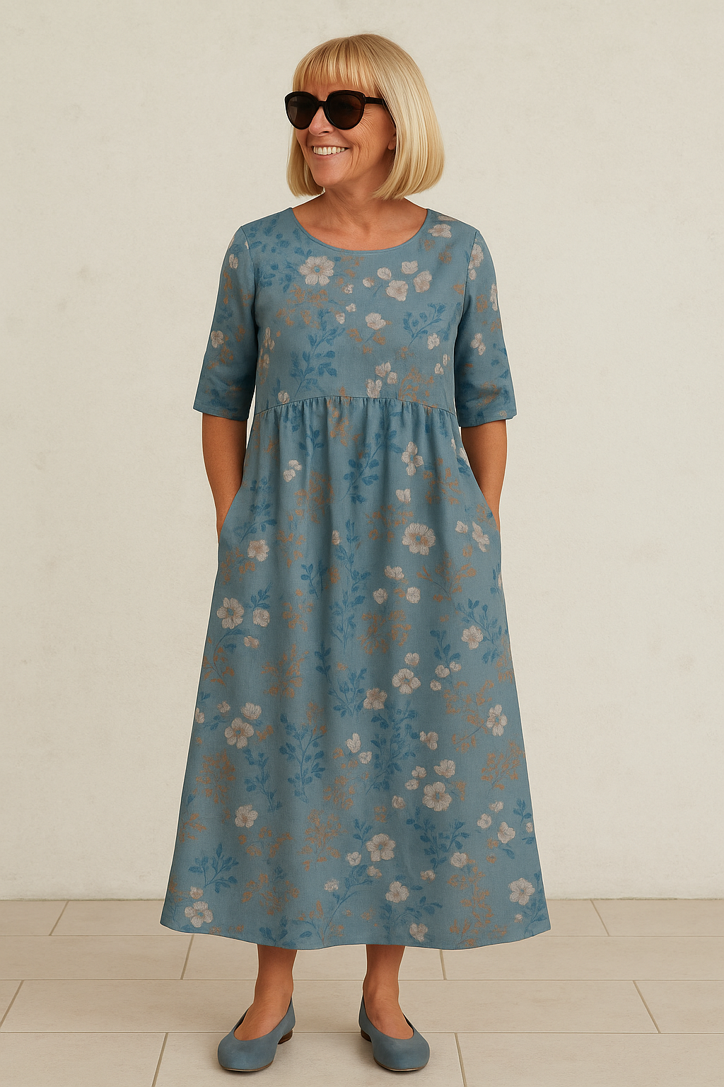 Elysea™ Noosa | Everyday Comfort Midi Dress - Effortless Elegance, Everyday Comfort
