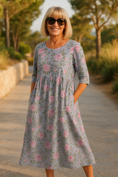 Elysea™ Noosa | Everyday Comfort Midi Dress - Effortless Elegance, Everyday Comfort