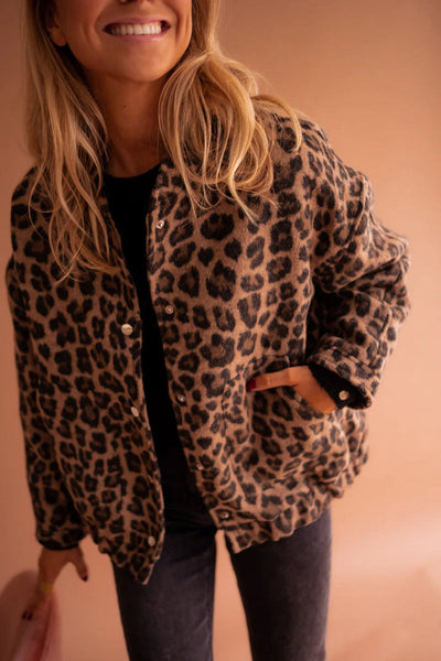 Elysea™ Lisa | The Leopard Bomber