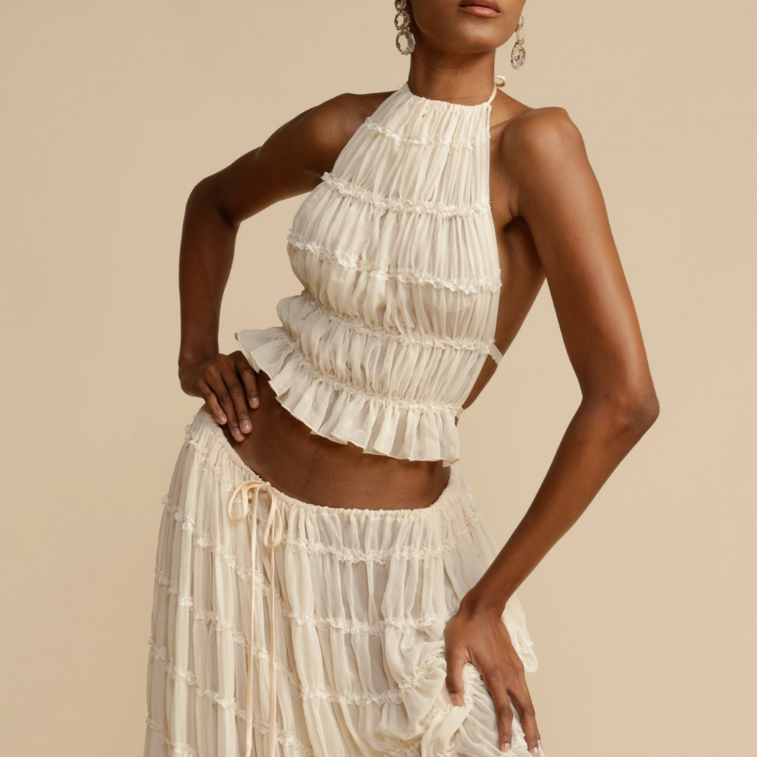 Elysea™ Wendy | Halter top and skirt set