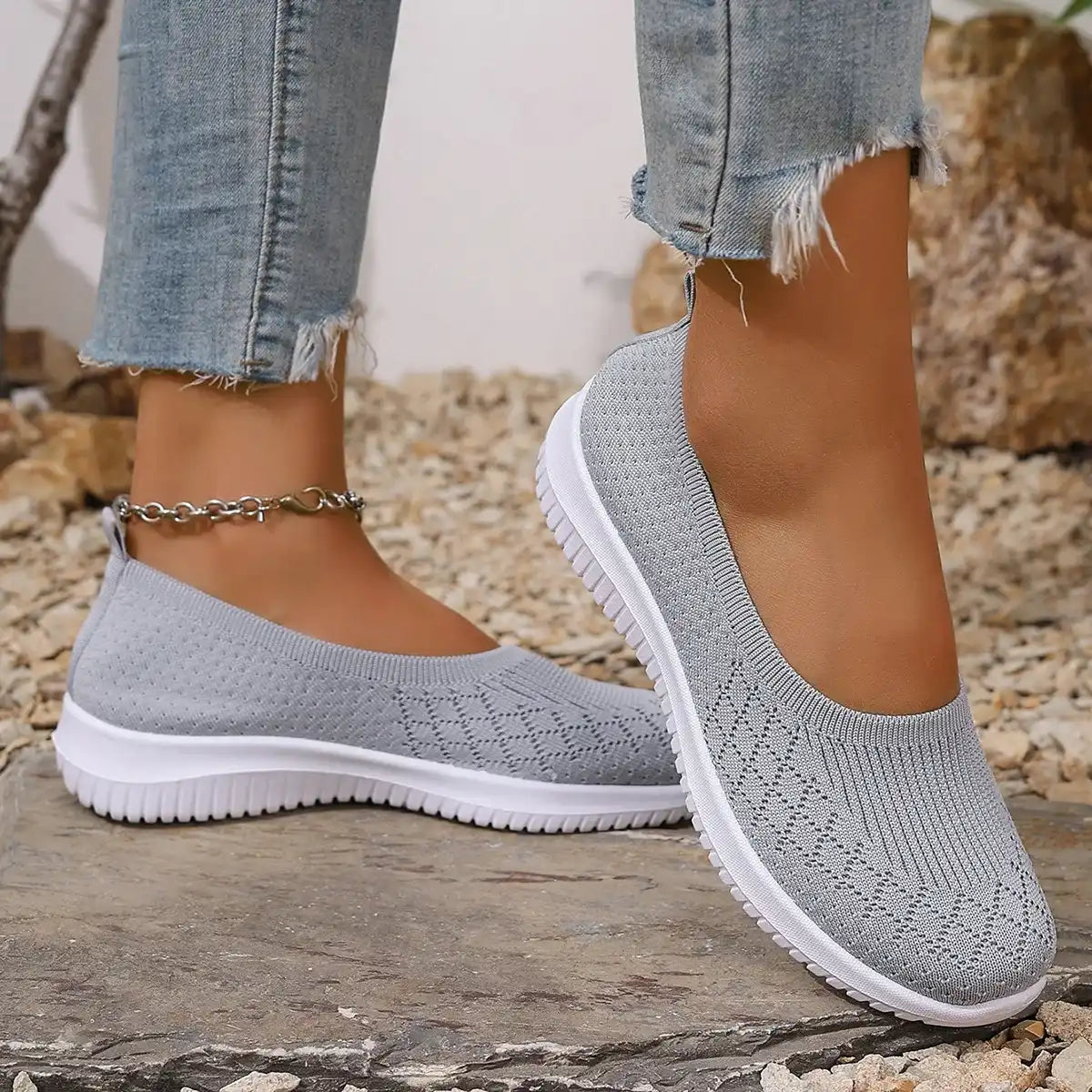 Elysea™ Sofina | Anti-Slip Breathable Slip-Ons
