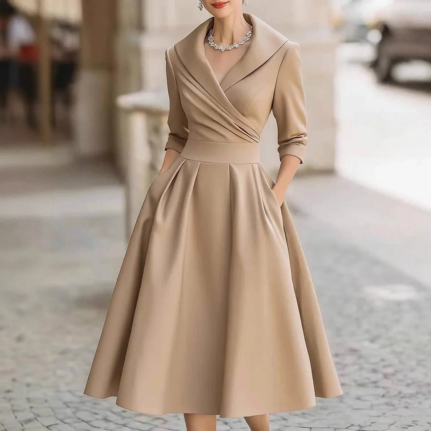 Elysea™ Denise - Flattering Midi Dress