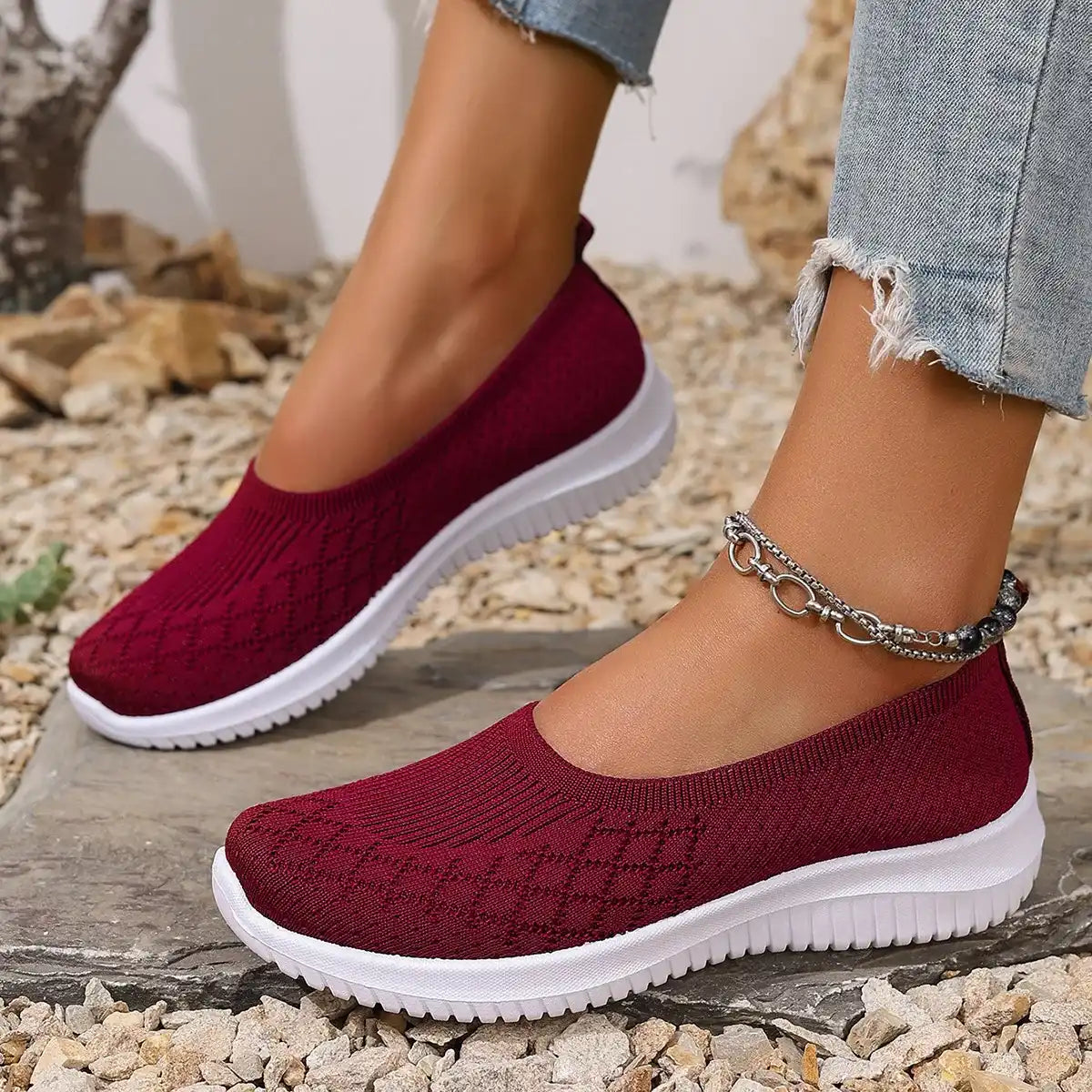 Elysea™ Sofina | Anti-Slip Breathable Slip-Ons