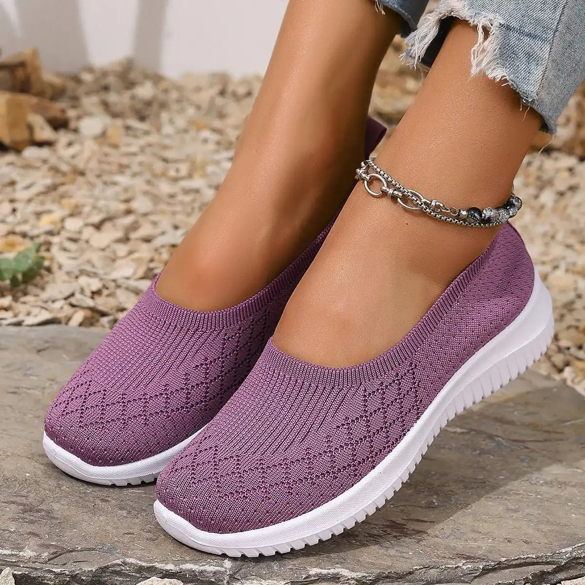 Elysea™ Sofina | Anti-Slip Breathable Slip-Ons