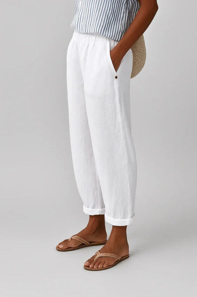 Elysea™ Romina Timeless Linen-Cotton Trousers