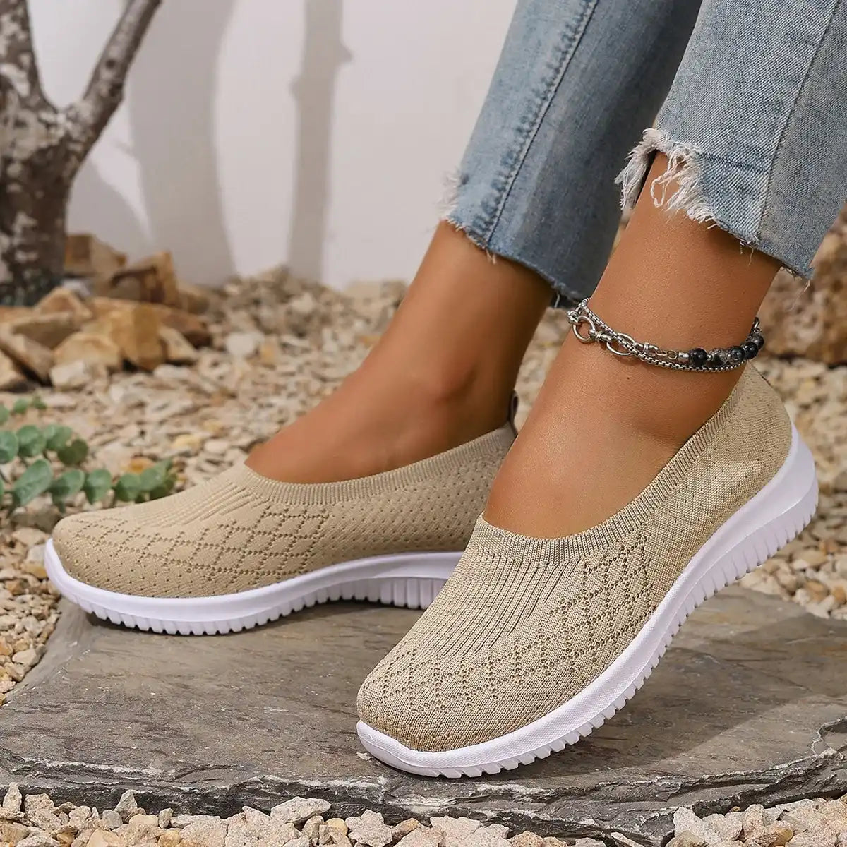 Elysea™ Sofina | Anti-Slip Breathable Slip-Ons