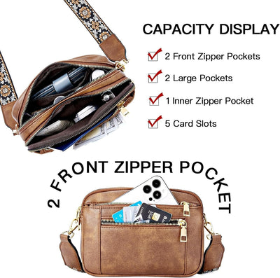 Elysea™ Camilla - Refined Leather Shoulder Bag