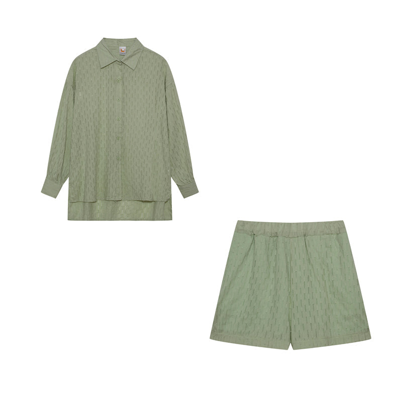 Elysea™ Liz | Airy shirt and shorts set