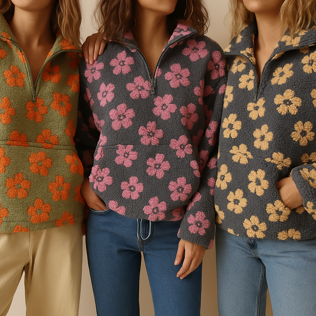 Elysea™ Daisy | Fleece Sweater Bloom