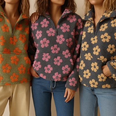 Elysea™ Daisy | Fleece Sweater Bloom