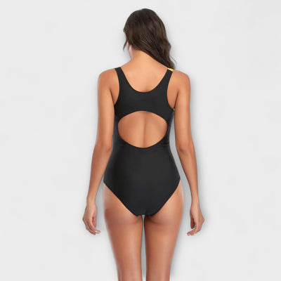 Elysea™ Sporty One-Piece Swimsuit with Back Cut-Out