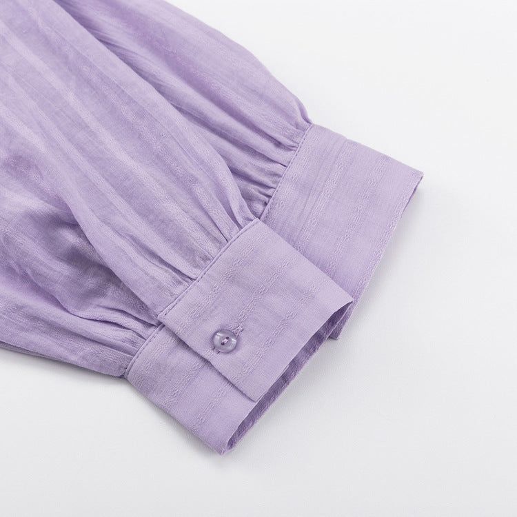 Elysea™ Viola | Breezy button-up and shorts set