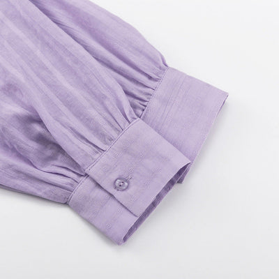 Elysea™ Viola | Breezy button-up and shorts set