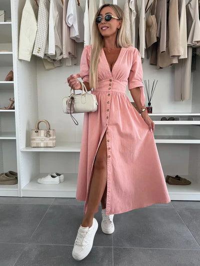 Elysea™ | Radiant Denim Dress