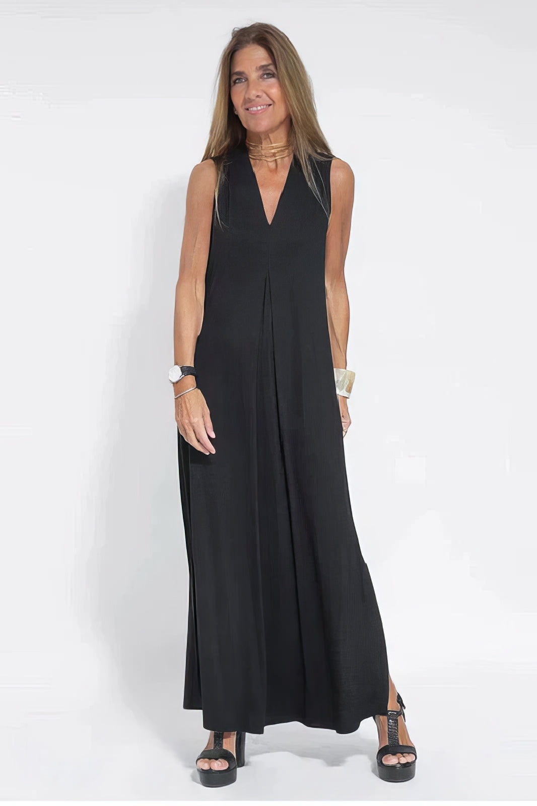 Elysea™ | Elegant Long Dress + Matching Cardigan